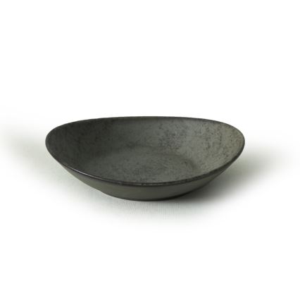 18-delars middagsservis i stengods, antracit/grön