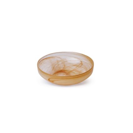 18-delars middagsset, orange/glas