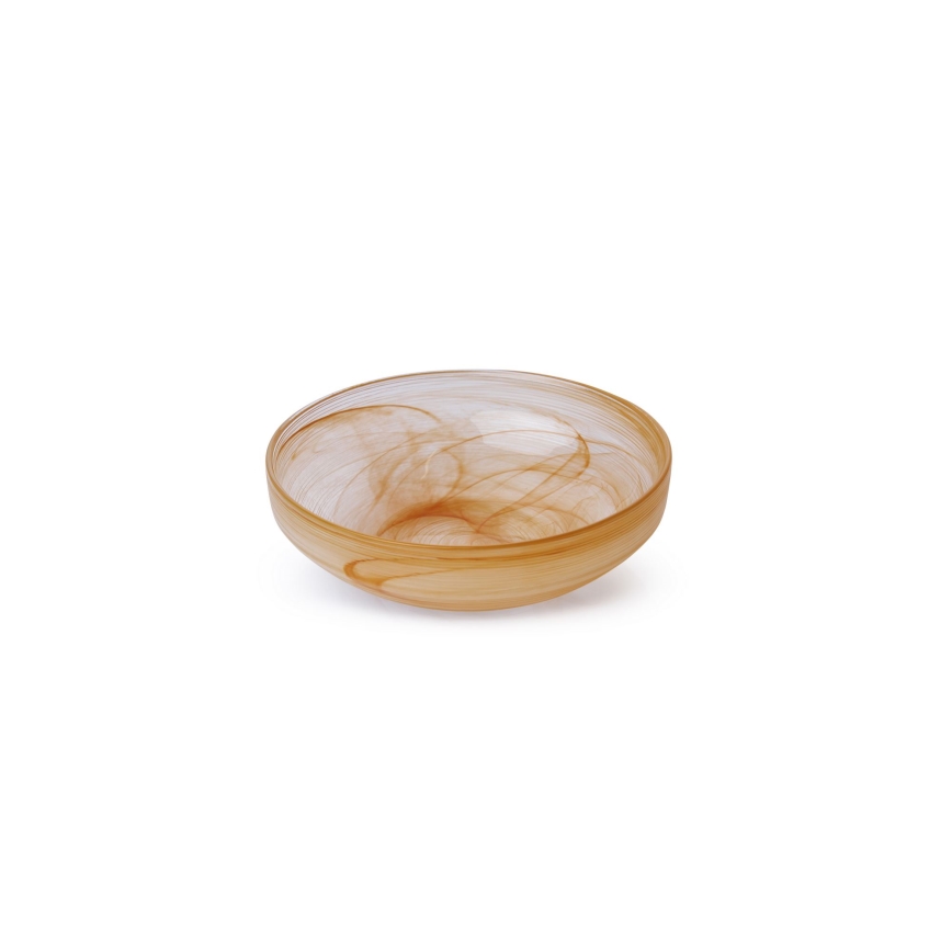 18-delars middagsset, orange/glas