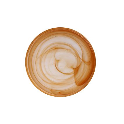 18-delars middagsset, orange/glas