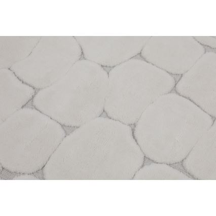 2-pack badrumsmatta LINO 60/100 cm krämvit