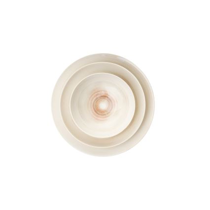 24-delars middagsservis i beige porslin