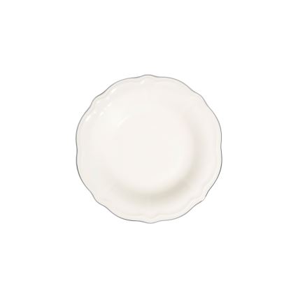 24-delars middagsservis vit/silver/porslin