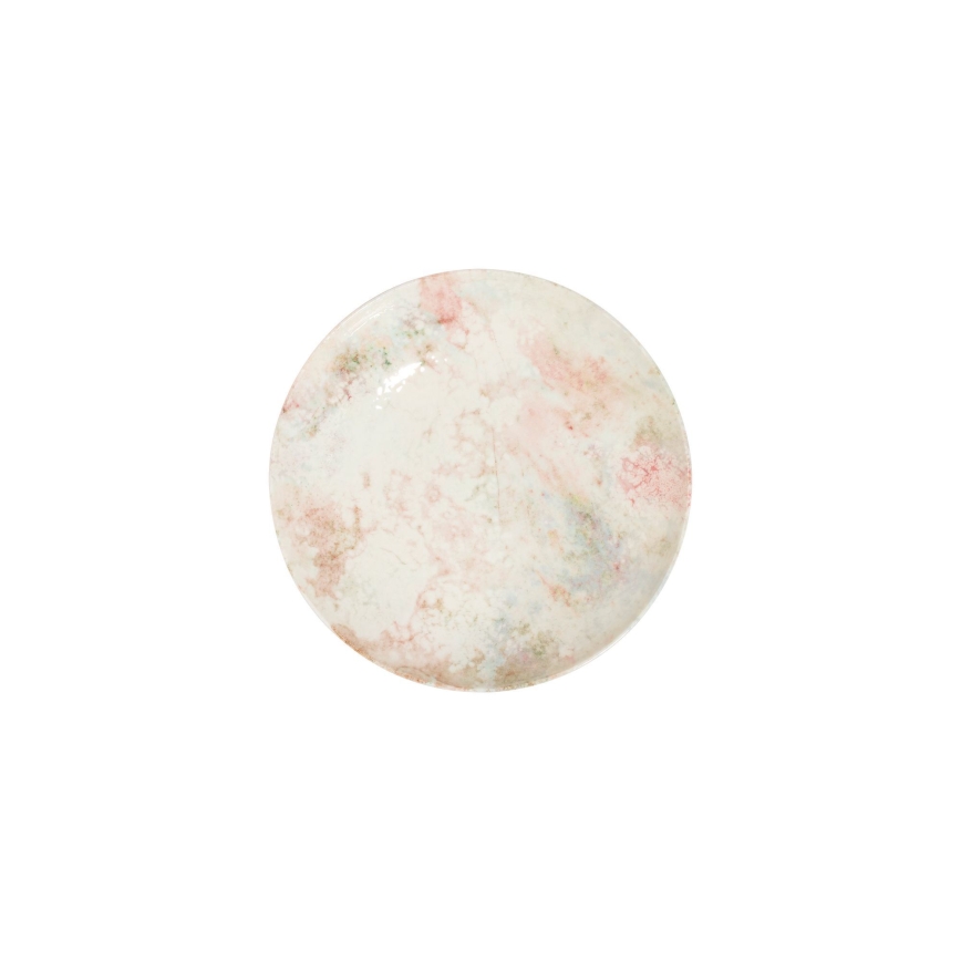 24-delars porslinsservis i rosa och beige