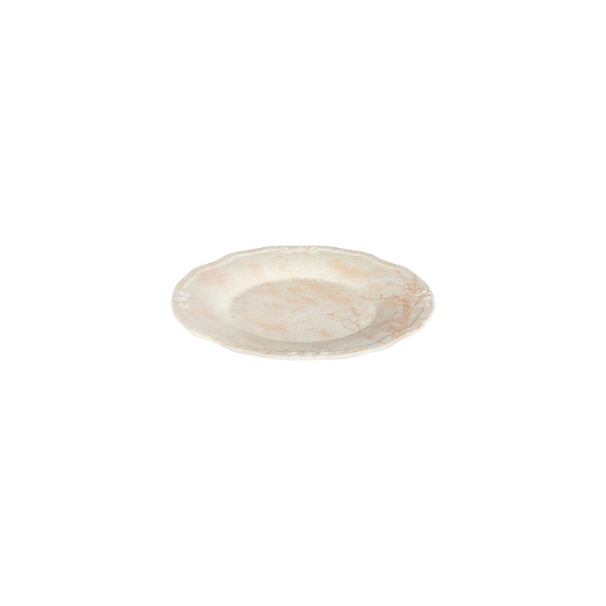 27-delars matservis i porslin, beige