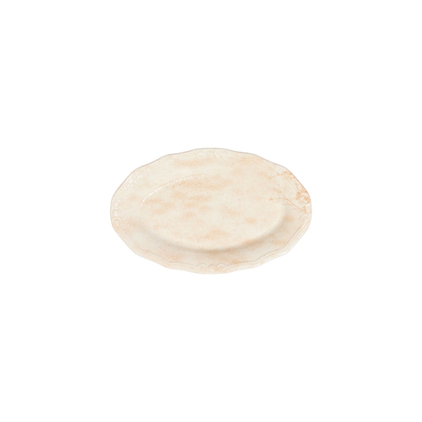 27-delars matservis i porslin, beige