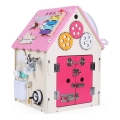 2Kids Toys - Activity bräda hus rosa