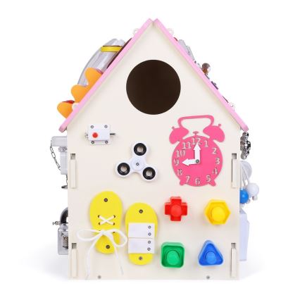 2Kids Toys - Activity bräda hus rosa