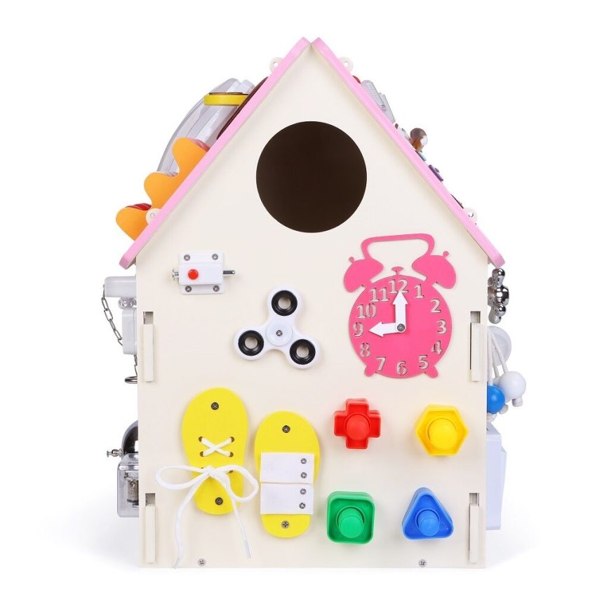 2Kids Toys - Activity bräda hus rosa