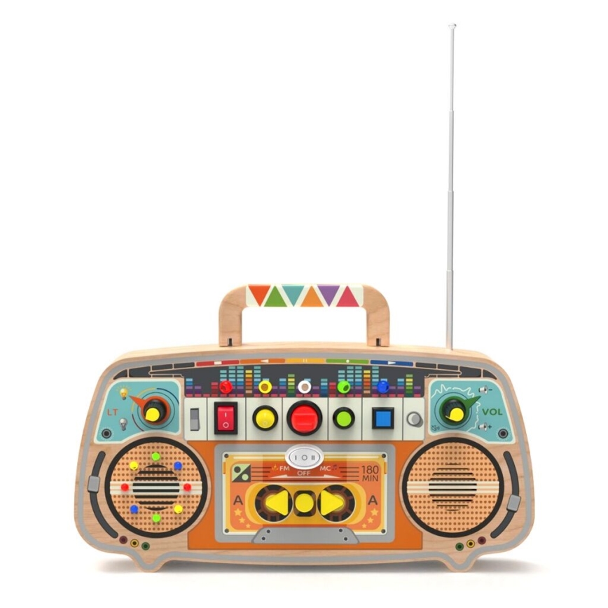 2Kids Toys - Aktivitetsbräda FM-radio 3xAAA