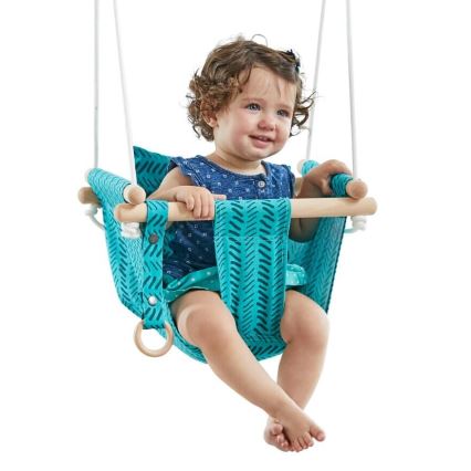 2Kids Toys - Children's textil swing turkos