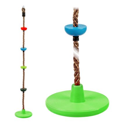 2Kids Toys - Barn climbing rope med discs mix med färger
