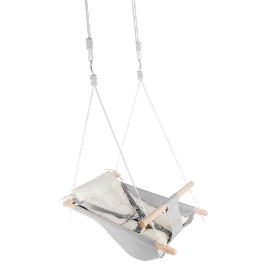 2Kids Toys - Barngunga i textil för de minsta grå