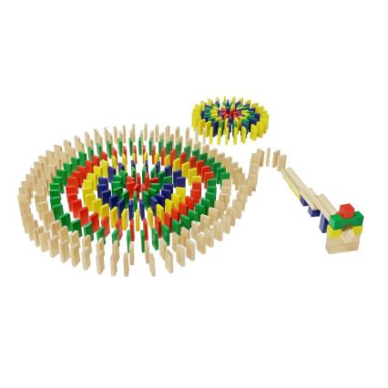 2Kids Toys - Färgglatt trädomino, 400 delar