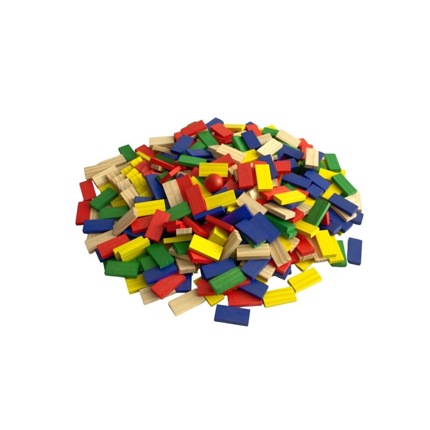 2Kids Toys - Färgglatt trädomino, 400 delar