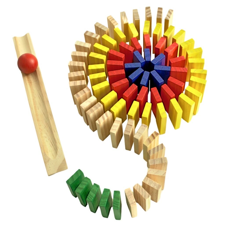 2Kids Toys - Färgglatt trädomino, 800 delar