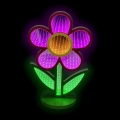 2Kids Toys - LED-neon bordsdekoration LED/5W/USB blomma