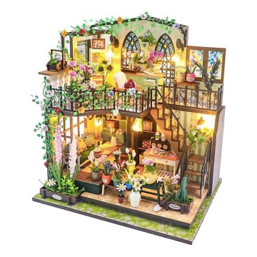 2Kids Toys - Miniatyr av Darcyin blomsterhus, 2xAAA