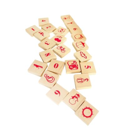 2Kids Toys - Naturliga träklossar, 220 st