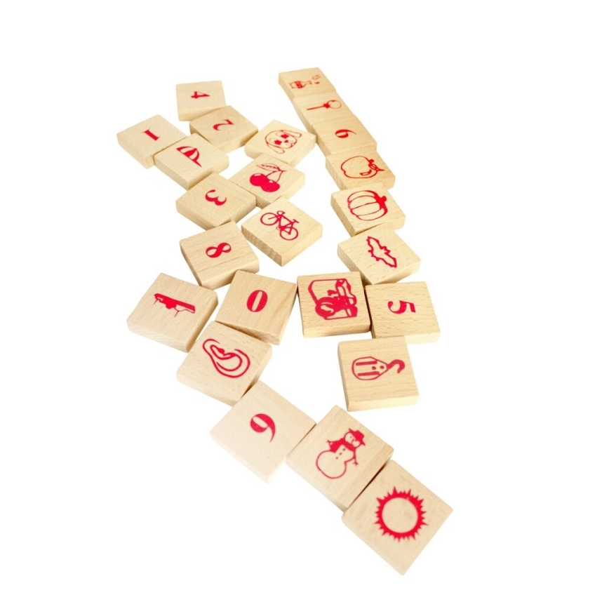 2Kids Toys - Naturliga träklossar, 220 st