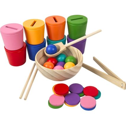 2Kids Toys - Regnbågskulor, mynt och små koppar, 8 färger