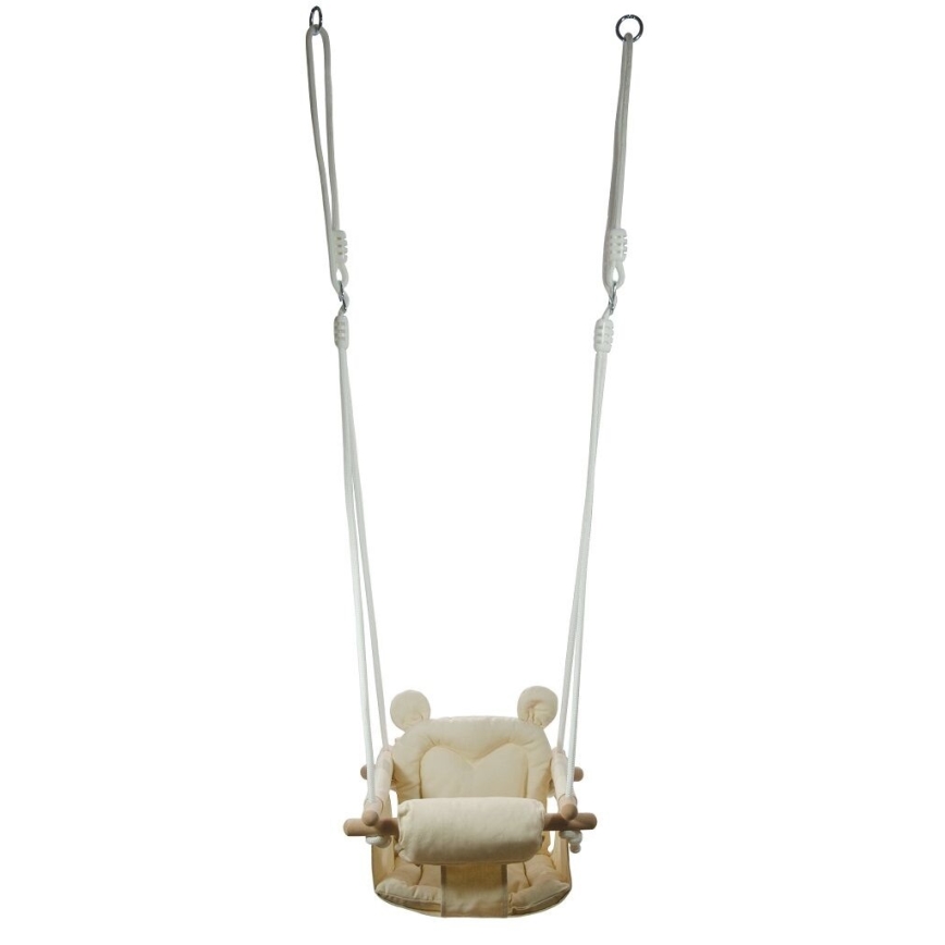 2Kids Toys - Textilgunga för barn grädde/bok