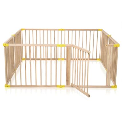 2Kids Toys - XXL lekhage i trä 210x210 cm beige