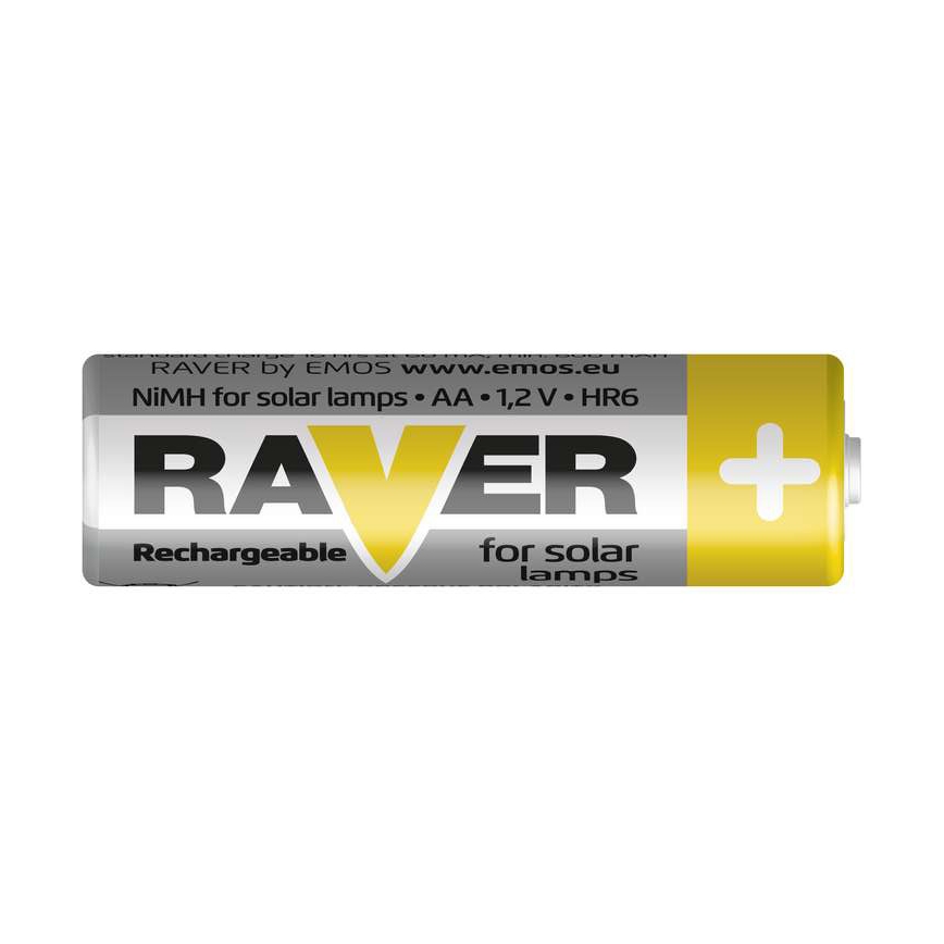 2st Laddningsbara Batterier AA RAVER NiMH/1,2V/600 mAh
