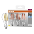 3-pack LED-lampor BASE CLASSIC FILAMENT A60 E27/11W/230V 4000K - Osram