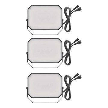 3-pack LED RGBIC dimbar utomhusstrålkastare GoSmart LED/14W/230V 3000-6500K IP65 Wi-Fi Tuya