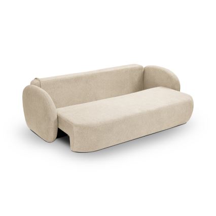 3-sits bäddsoffa OLBIA, beige