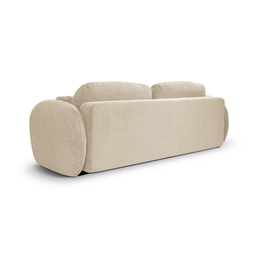 3-sits bäddsoffa OLBIA, beige