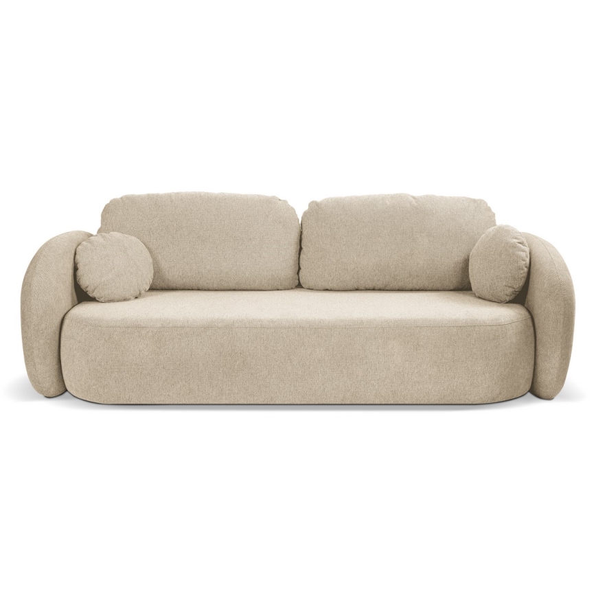 3-sits bäddsoffa OLBIA, beige