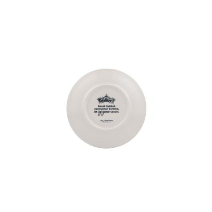 4-delars servis i porslin, svart/vit