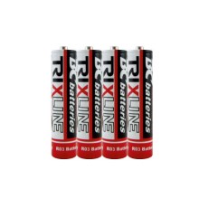 4 st Zinkklorid Batterier EXTRA POWER AAA 1,5V