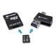 4in1 MicroSDHC 32GB + SD-adapter + MicroSD Bildläsare + OTG-adapter