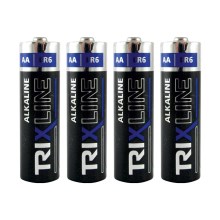4st Alkaliska batterier EXTRA POWER AA 1,5V