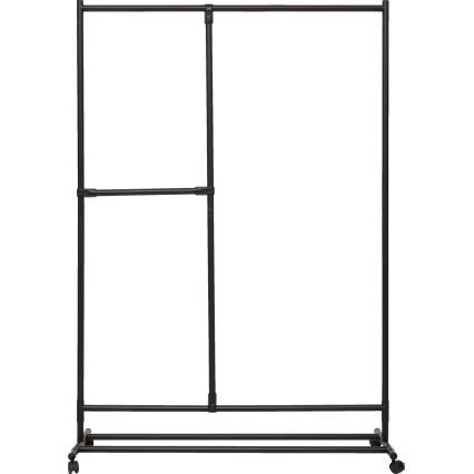5five - Fristående klädhängare KENY 173x117 cm svart