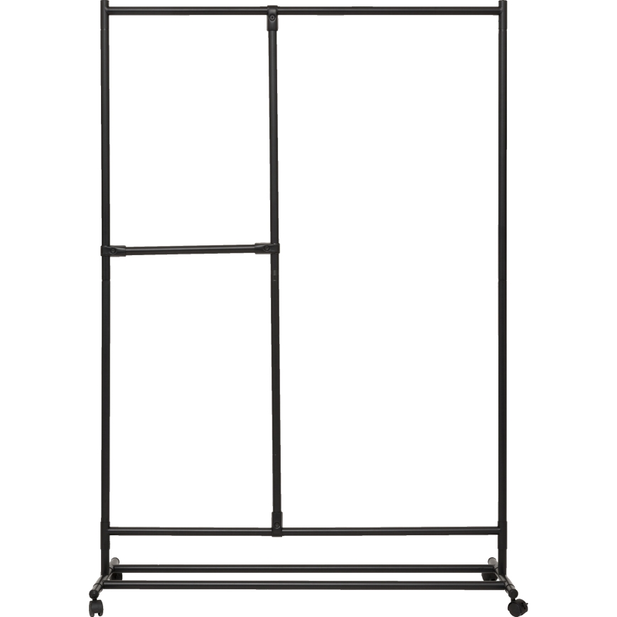 5five - Fristående klädhängare KENY 173x117 cm svart