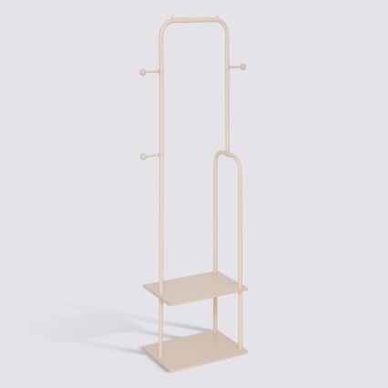 5five - Fristående klädhängare LENTY 164x45 cm krämfärgad