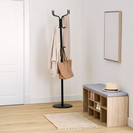 5five - Fristående klädhängare RAFU 178x43 cm svart
