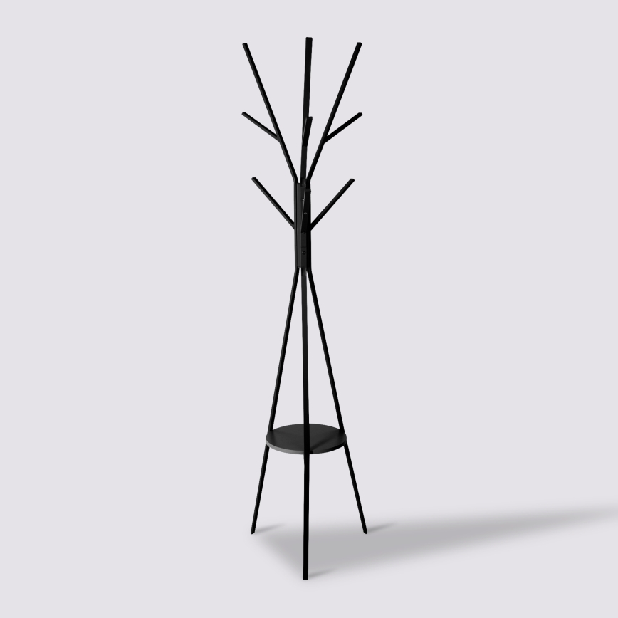 5five - Fristående klädhängare TASO 180x44 cm svart