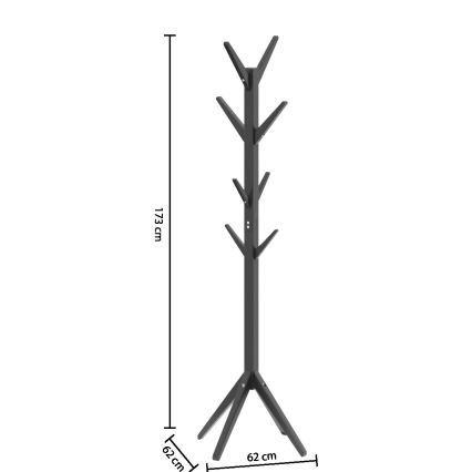 5five - Fristående klädhängare VINS 174x65 cm svart