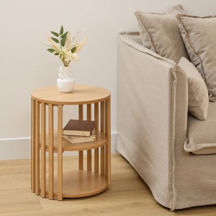 5five - Nattduksbord GARDE 40x40 cm beige