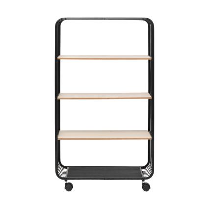 5five - Serveringsbord/mobil hylla COLGE 97x55 cm svart/beige