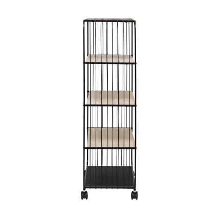 5five - Serveringsbord/mobil hylla COLGE 97x55 cm svart/beige