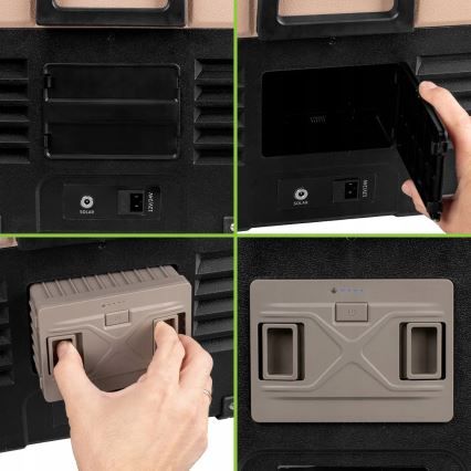 Ackumulator för bärbara bilkylskåp 11,1V 15600 mAh