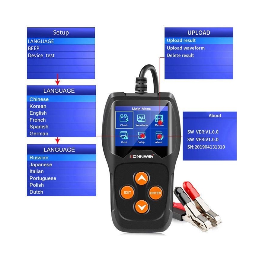 Ackumulator tester 12V