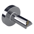 Adapter för dold vägganslutning av elektriska handdukstorkar 6,4x6,4 cm silver