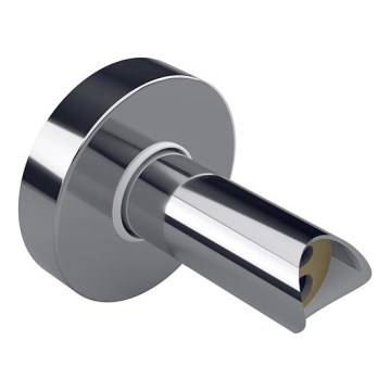 Adapter för dold vägganslutning av elektriska handdukstorkar 6,4x6,4 cm silver